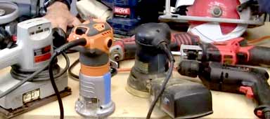 my collection of power tools