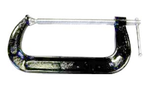 a black c-clamp
