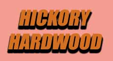 a photo of hickory wood
