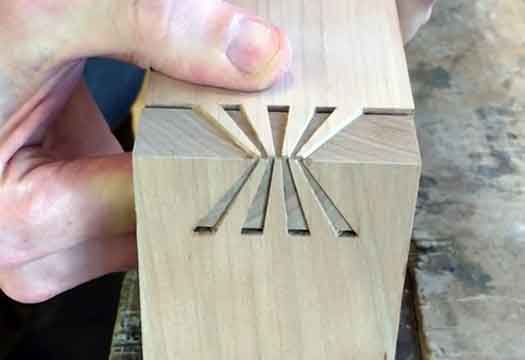 creatively done wooden joint